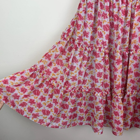 Cinq A Sept Tish Chiffon Ruffle Mini Dress In Ocean Mist Size 2 - Picture 13 of 16